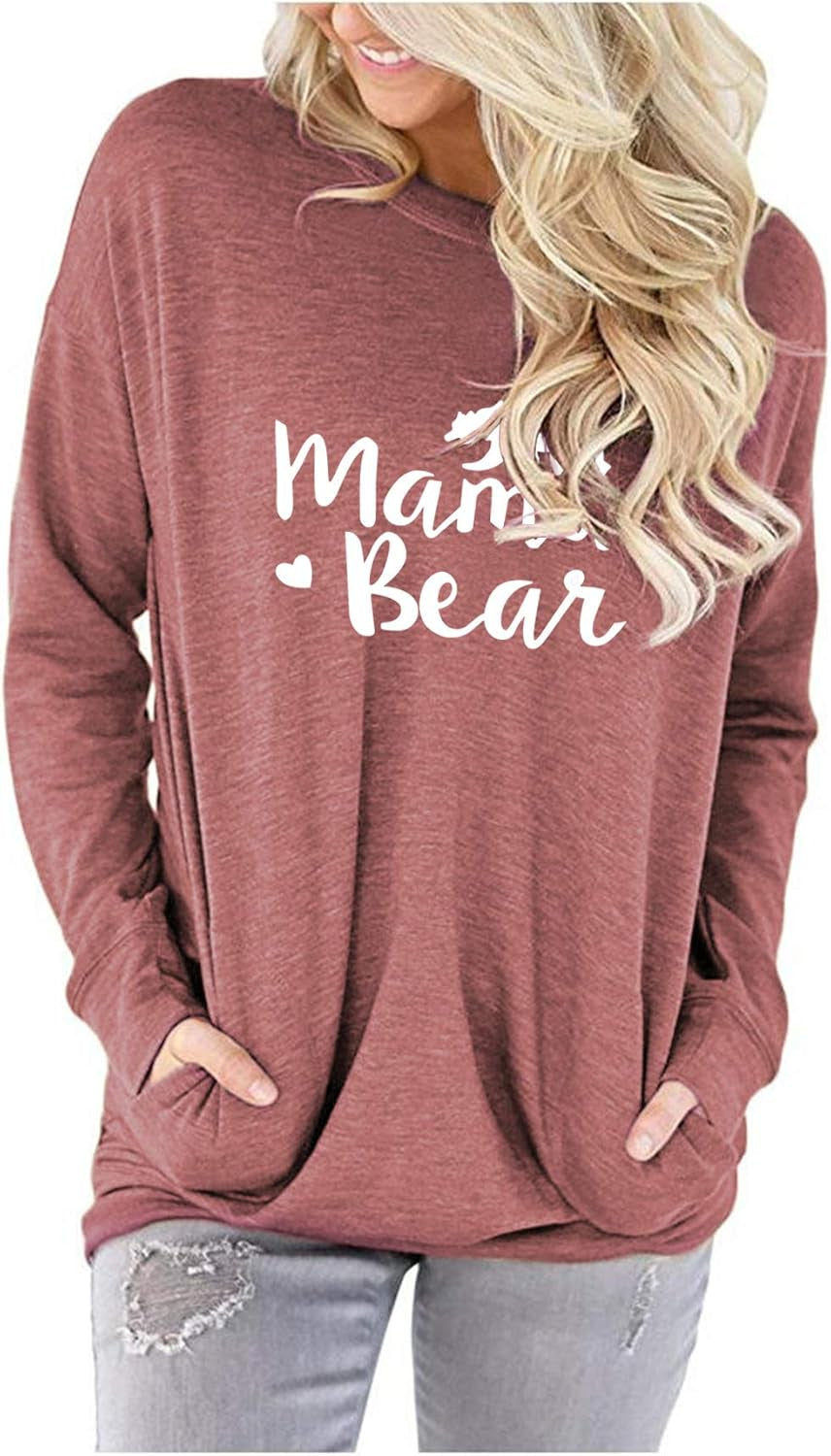 Casual Crewneck Long-Sleeve Sweatshirt Top