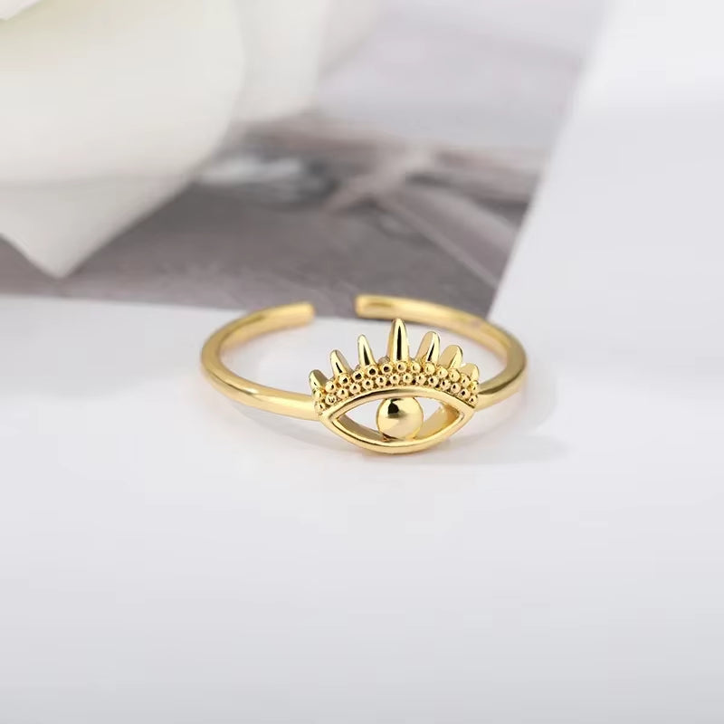 Heart Stainless Steel Gold Wedding Ring