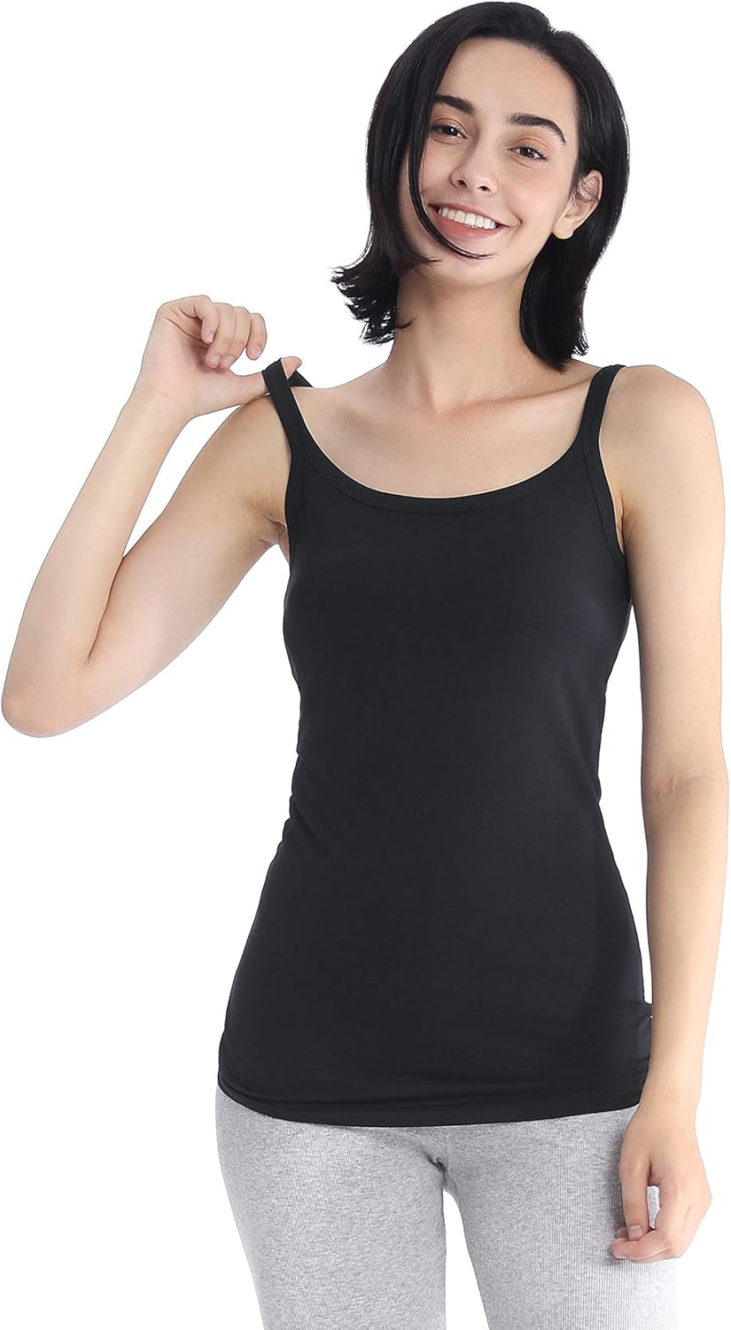 Bamboo Rayon Camisole Tank Tops | 3-Pack 